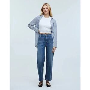 Madewell The Tall Perfect Vintage Wide-Leg Crop Jean Orono T26 NWT